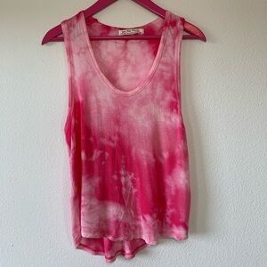 Free People Fuscia Tie Dye Tank Top XS NEW